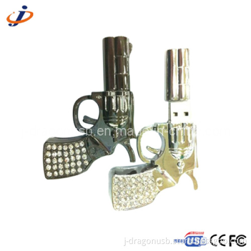 Revolving Pistol Jewelry USB Drive JJ199